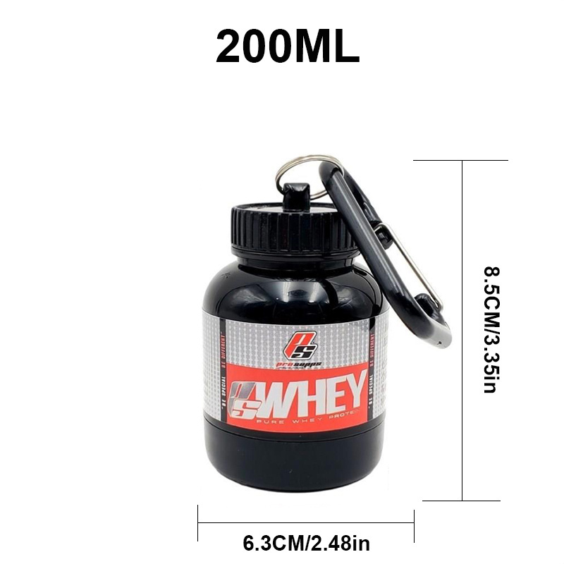 Whey Protein Isolate - Botol penyimpanan ringan anti bocor, botol