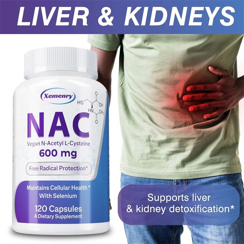 Nac N Acetyl Cysteine - Kapsul NAC 600mg - Mendukung Kesehatan