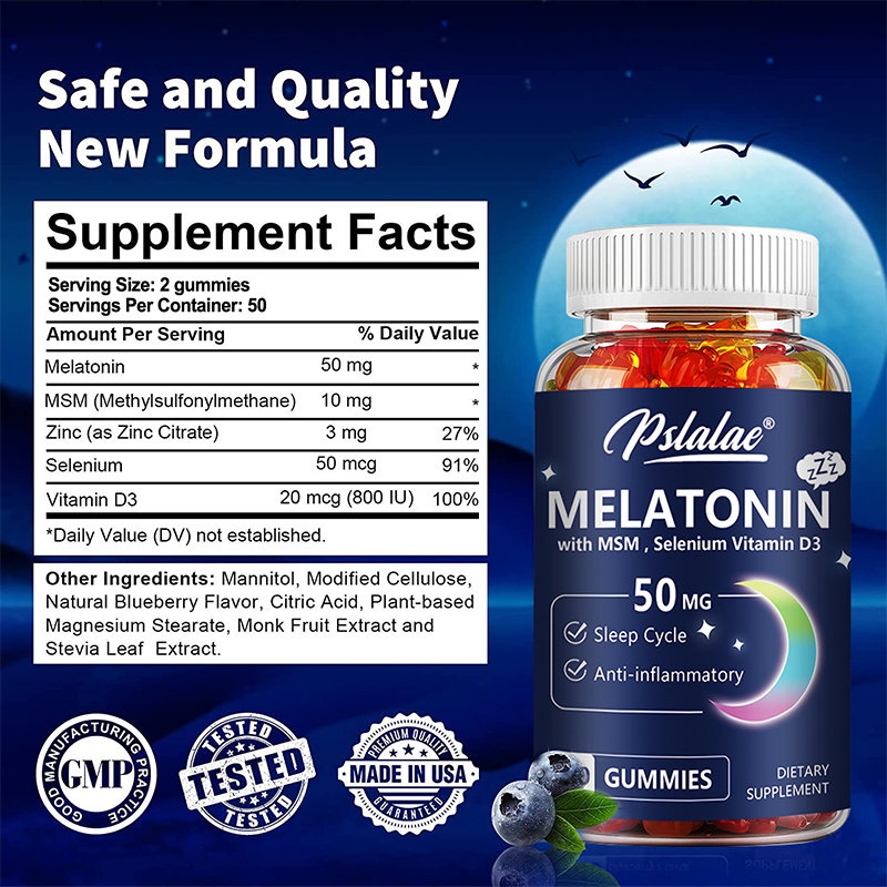 Melatonin Gummies 50mg-alat ba - Melatonin Sleep Gummy ulasan dan harga