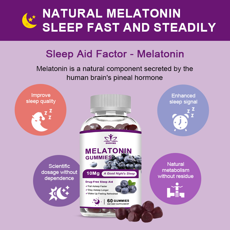 Permen Tidur Melatonin 10mg Ti - Melatonin Sleep Gummy ulasan dan harga