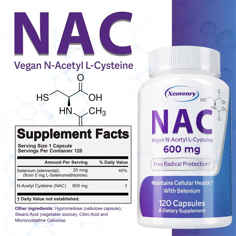 Kapsul NAC 600mg - Mendukung K - Nac N Acetyl Cysteine ulasan dan harga
