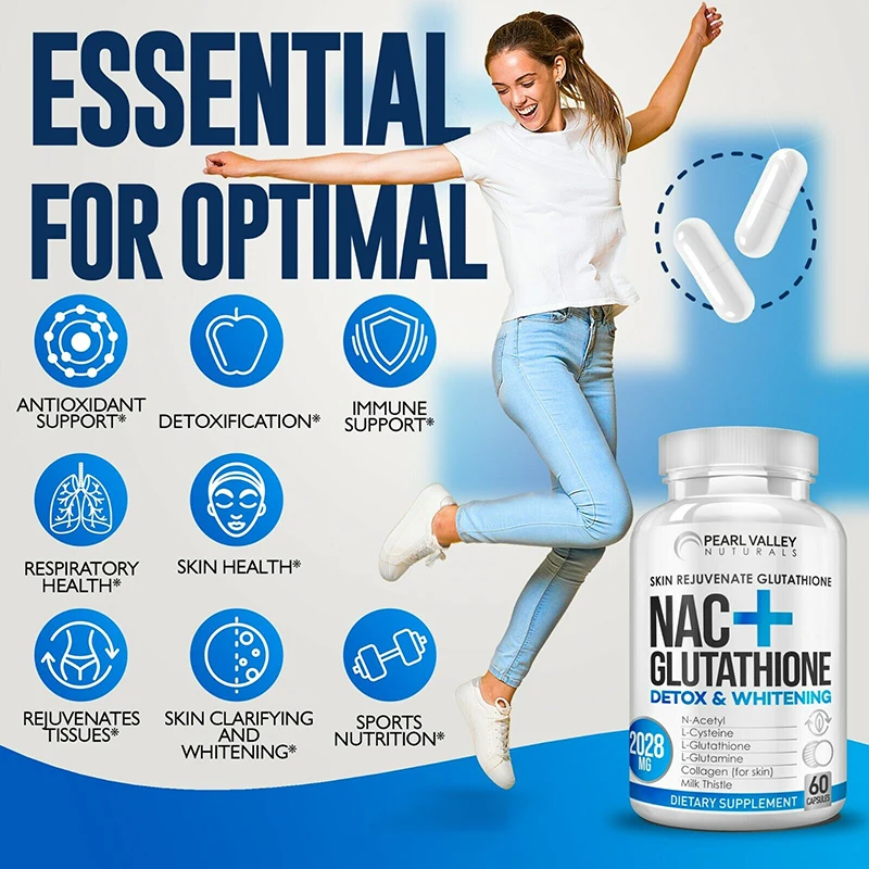 Kapsul Glutathione-sendi dan r - Nac N Acetyl Cysteine ulasan dan harga