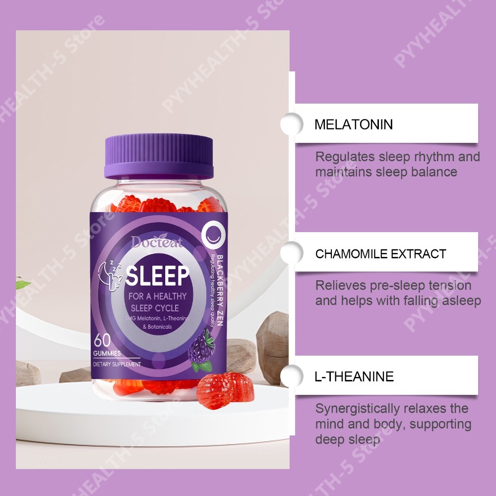 Docteat Sleep Gummies 3mg Mela - Melatonin Sleep Gummy ulasan dan harga