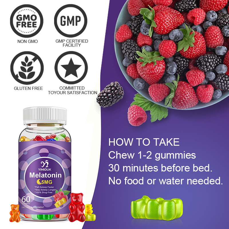 Permen Melatonin 5Mg, Membantu - Melatonin Sleep Gummy ulasan dan harga