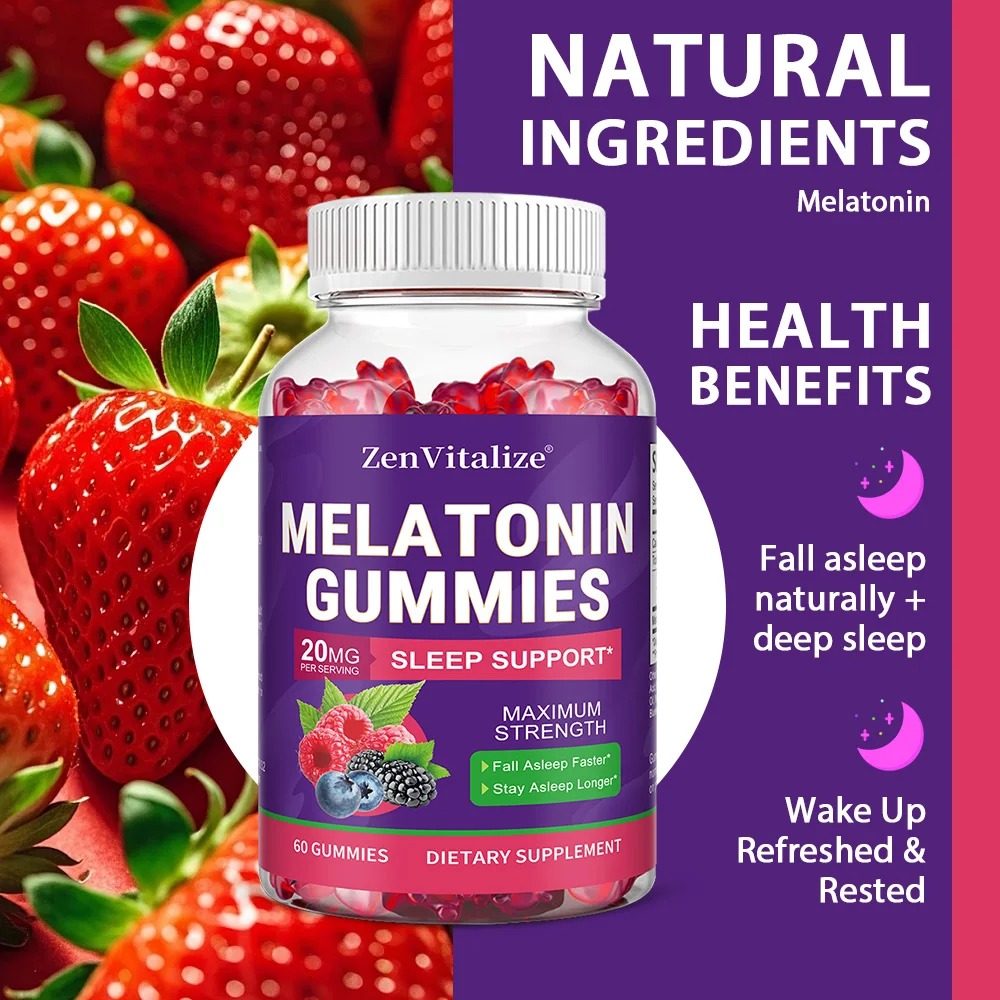 Permen Jeli Melatonin untuk De - Melatonin Sleep Gummy ulasan dan harga