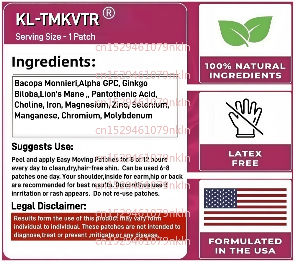 30 Patch Transdermal Otak untu - Nac N Acetyl Cysteine ulasan dan harga