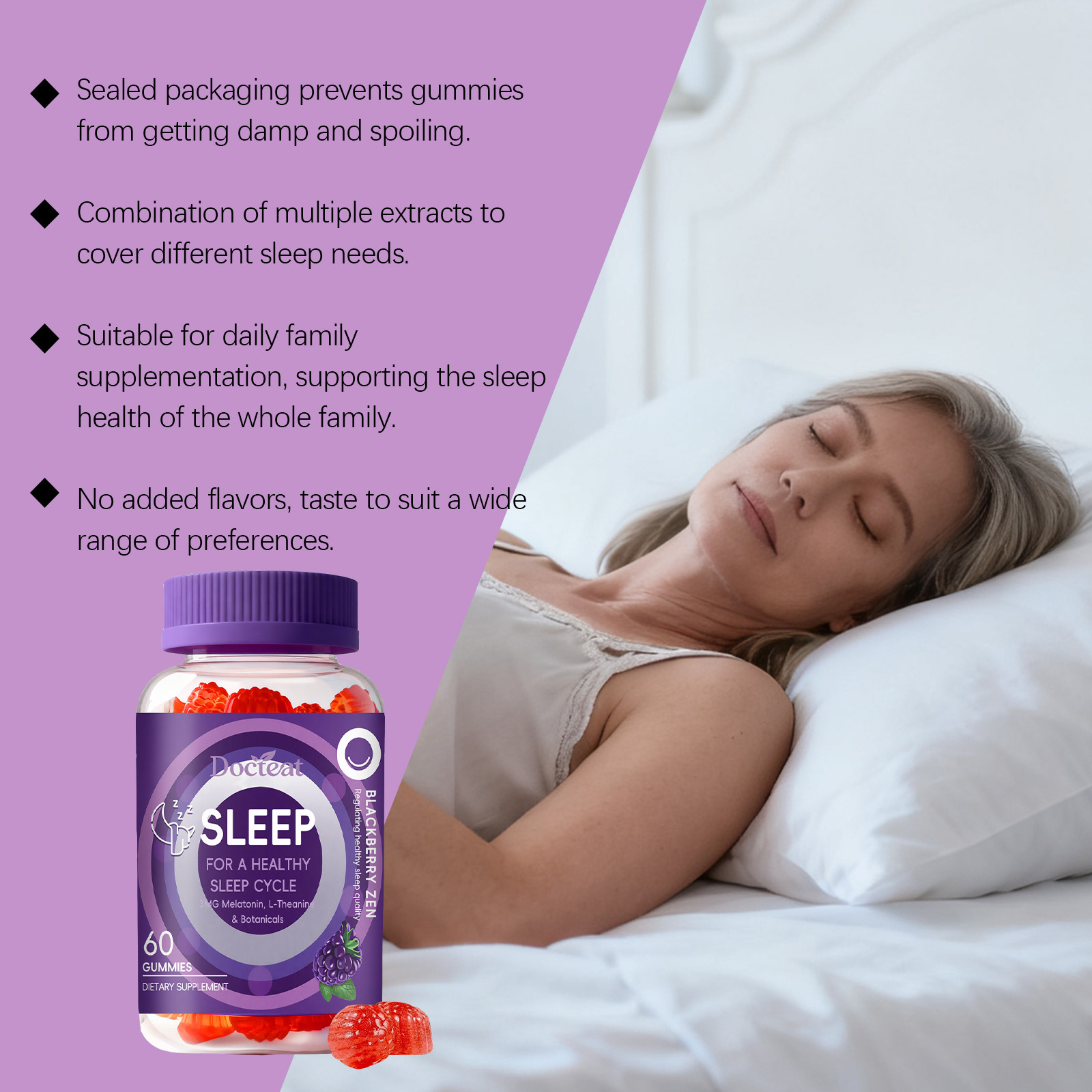 Permen Tidur Dengan Melatonin  - Melatonin Sleep Gummy ulasan dan harga